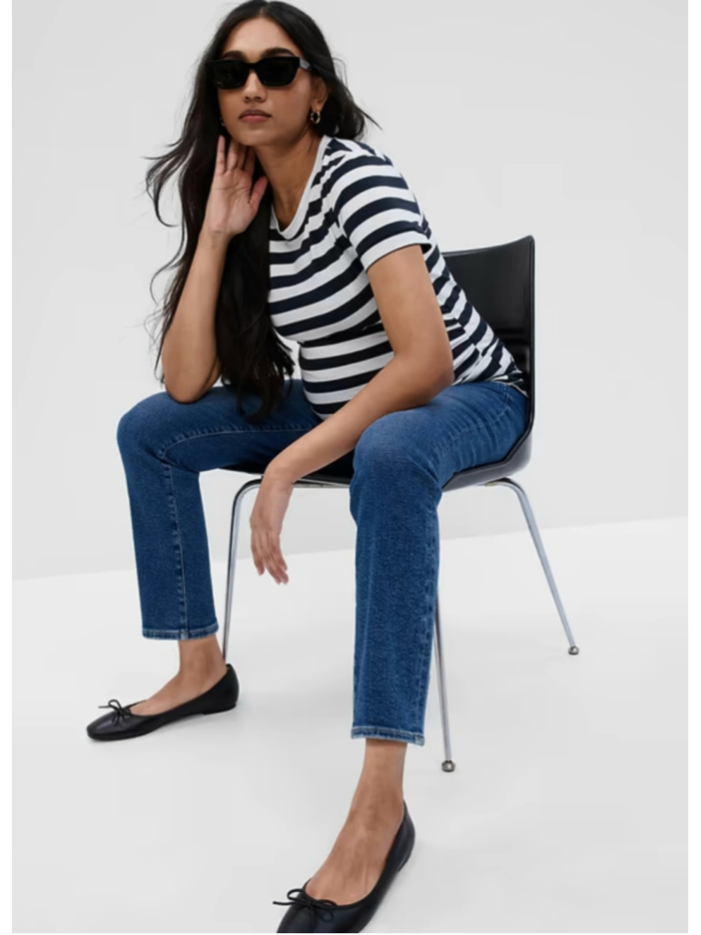 GAP Maternity Full-Panel Vintage Slim Ankle Jeans Dark Wash Size 25/0 NWT RT$80